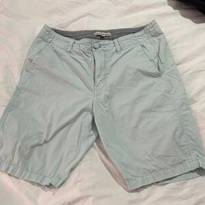 Banana Republic Men's Light Blue Flat Front Shorts